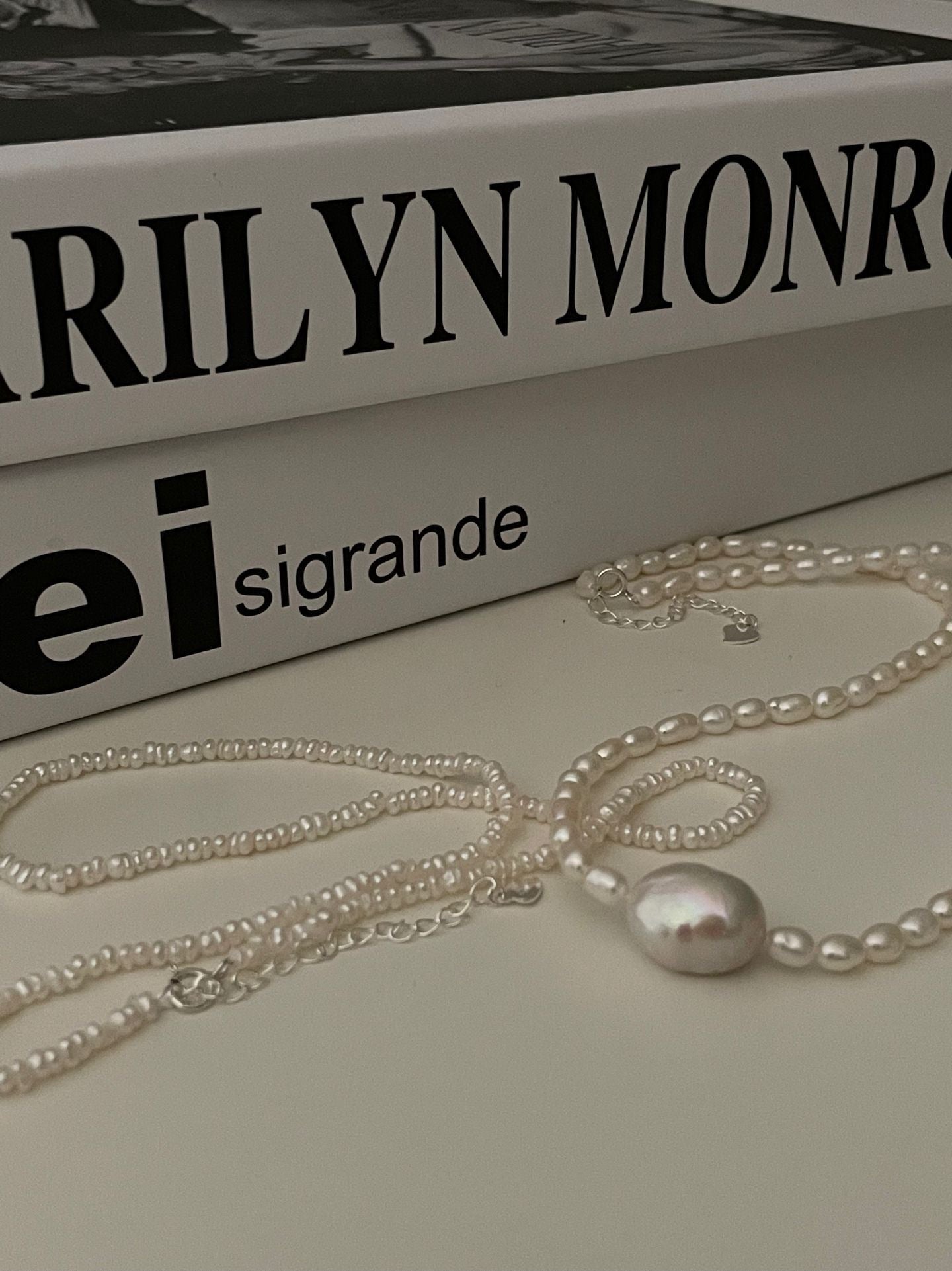 Freshwater Pearl Necklace with Sterling Silver