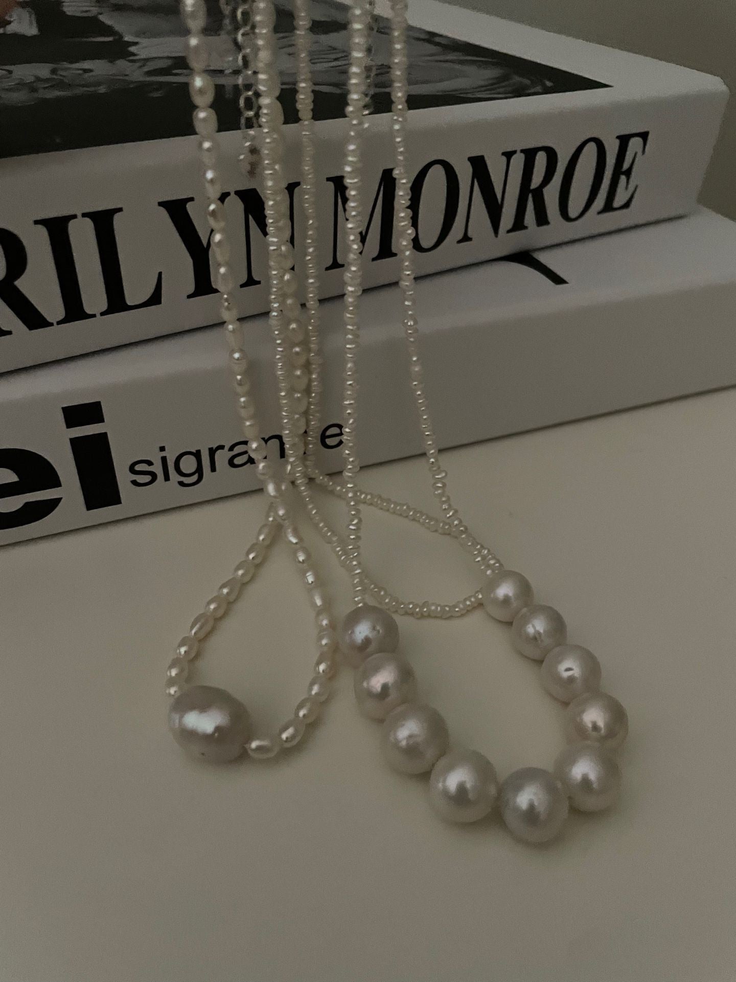 Freshwater Pearl Necklace with Sterling Silver