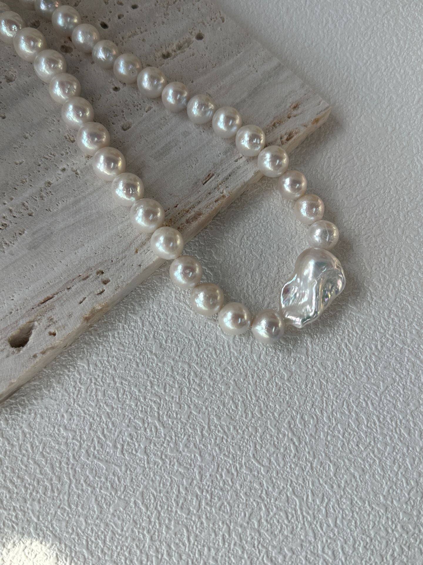 Baroque & Edison Pearl Statement Necklace