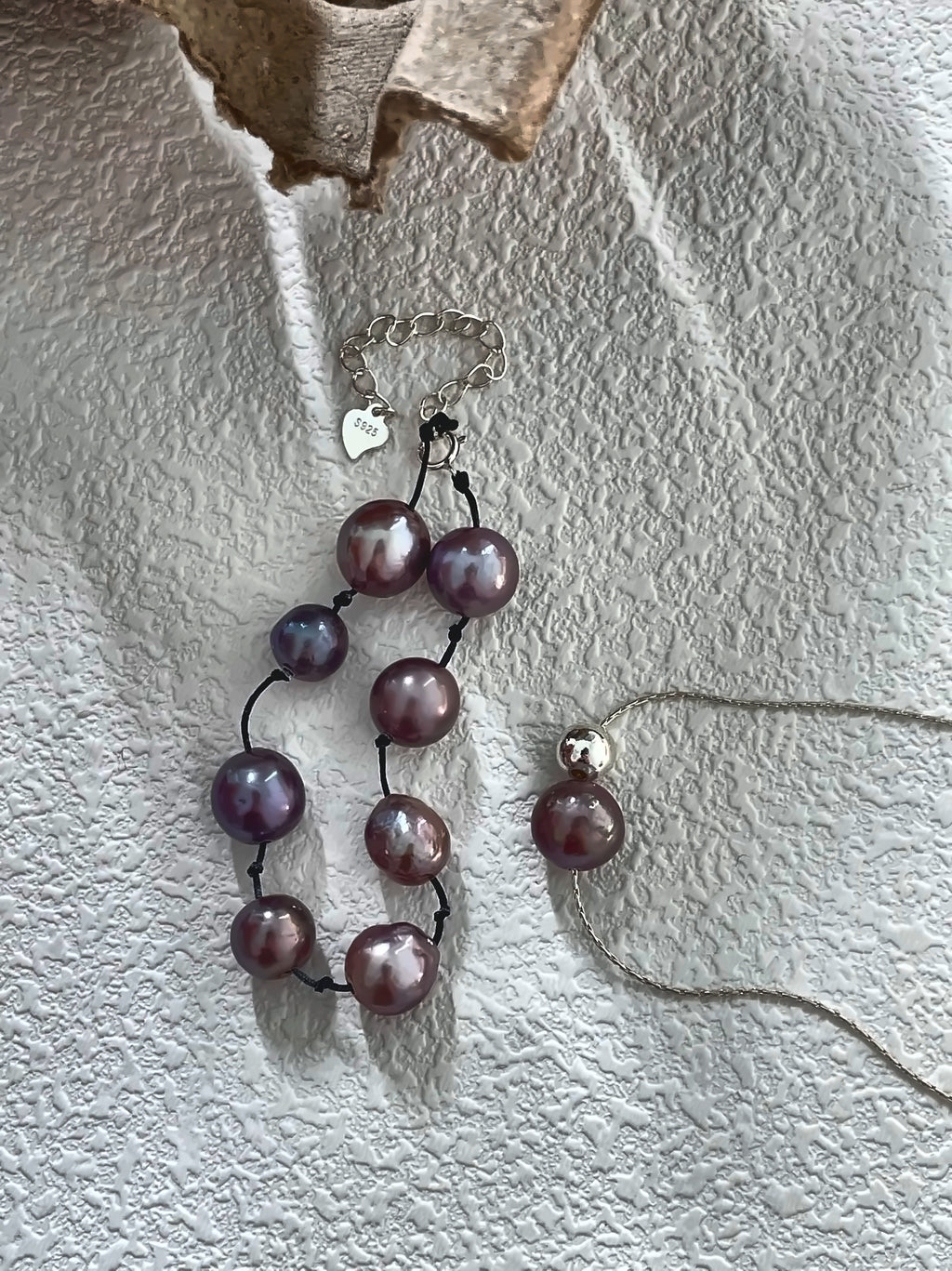 Freshwater Pearl Necklace with Sterling Silver