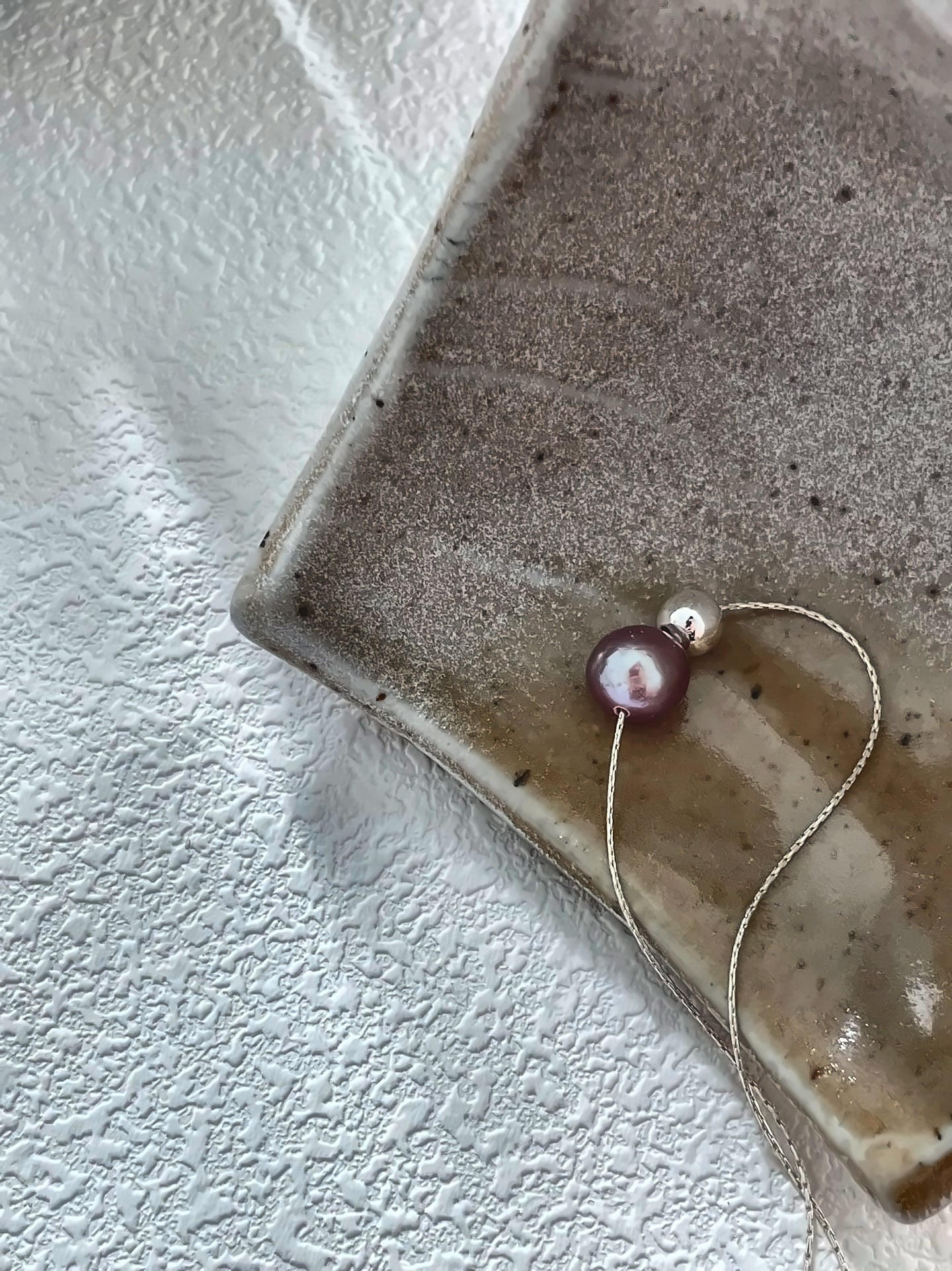 Freshwater Pearl Necklace with Sterling Silver