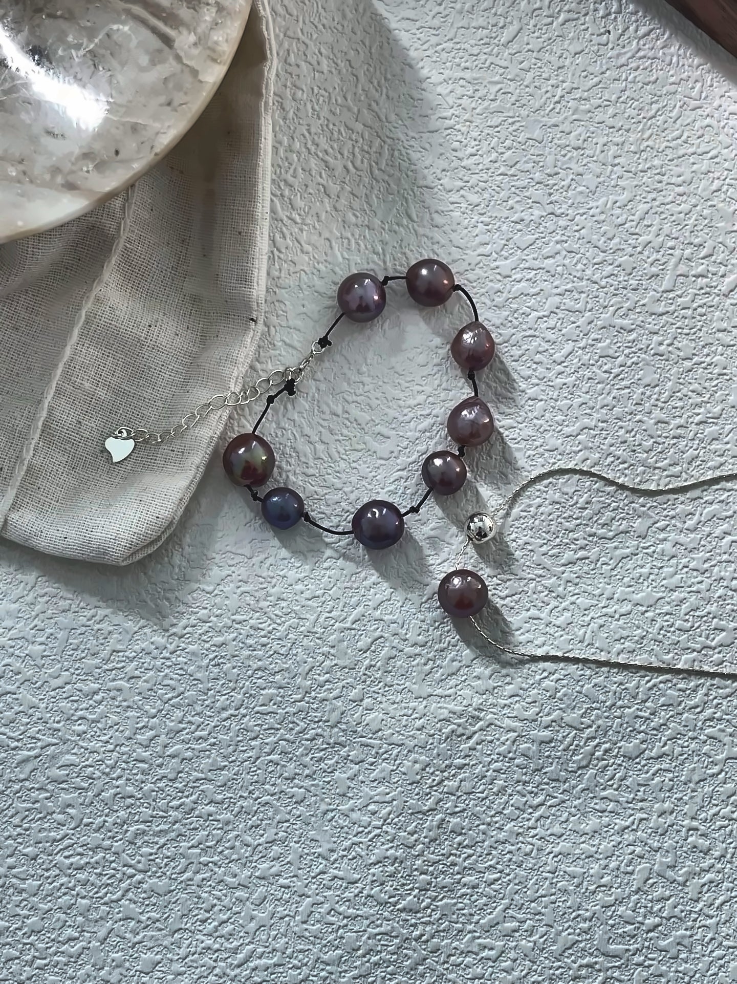 Freshwater Pearl Necklace with Sterling Silver