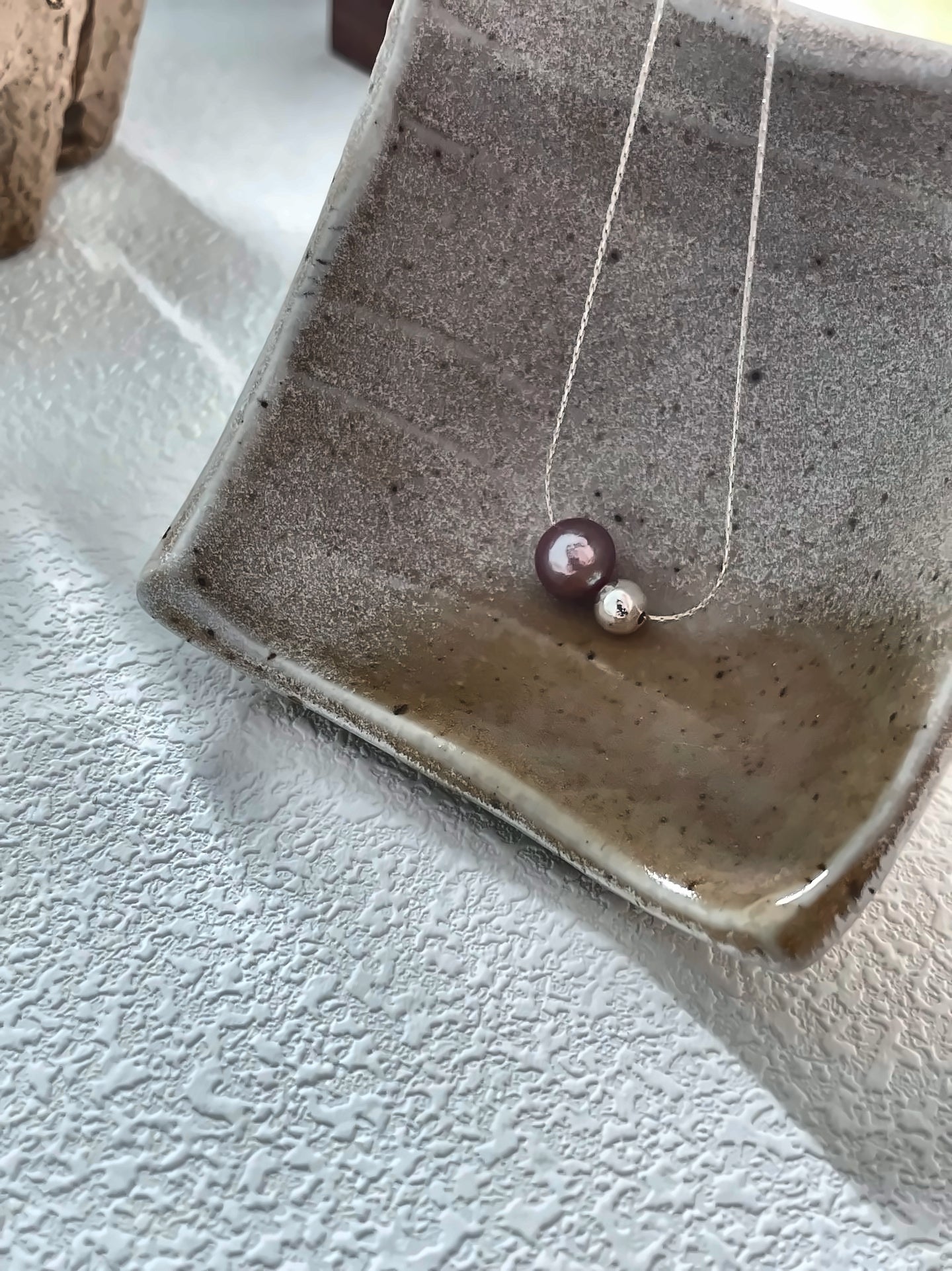 Freshwater Pearl Necklace with Sterling Silver