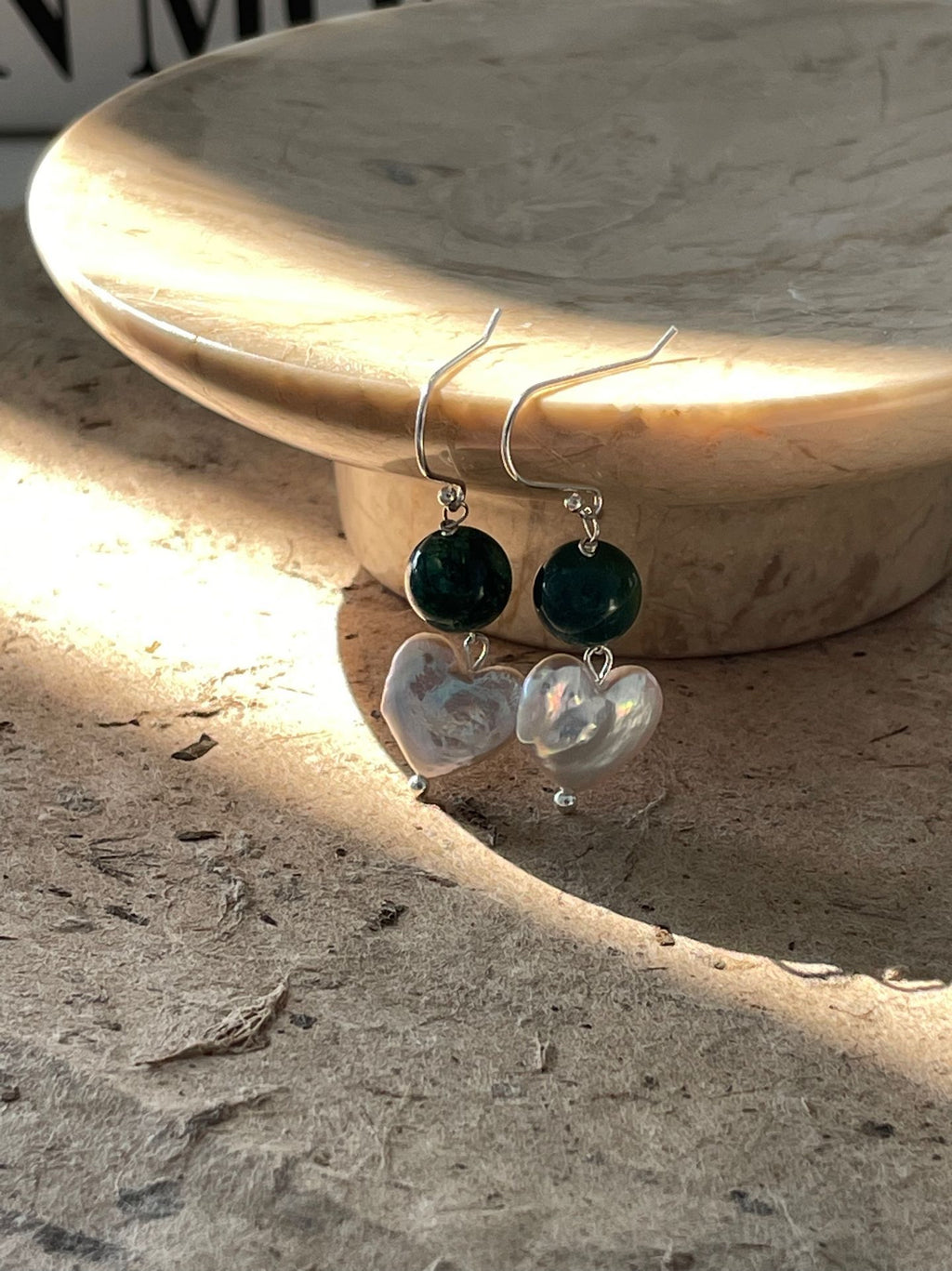 Baroque Pearl Earrings with Sterling Silver