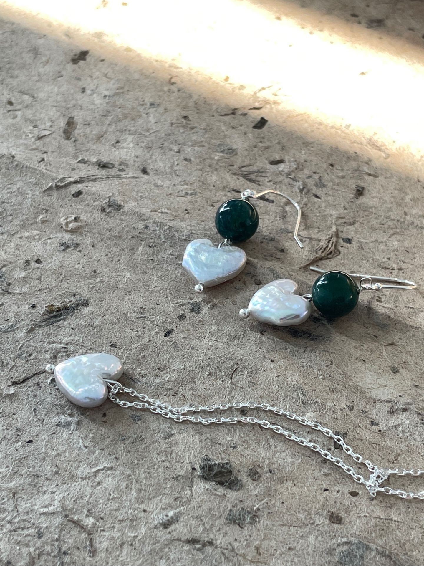 Baroque Pearl Earrings with Sterling Silver
