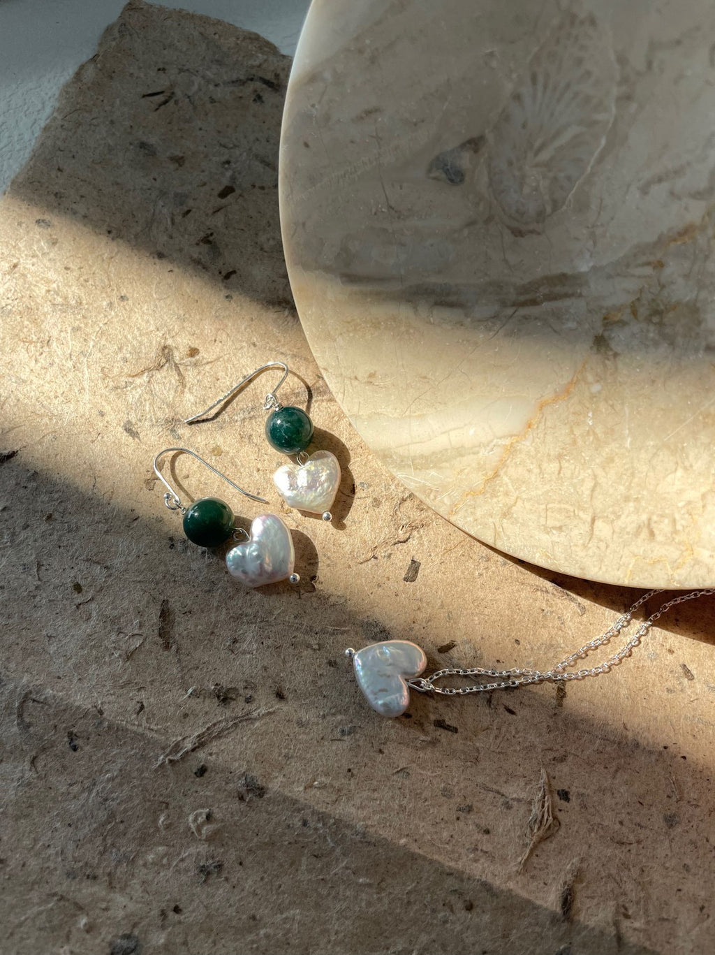Baroque Pearl Earrings with Sterling Silver