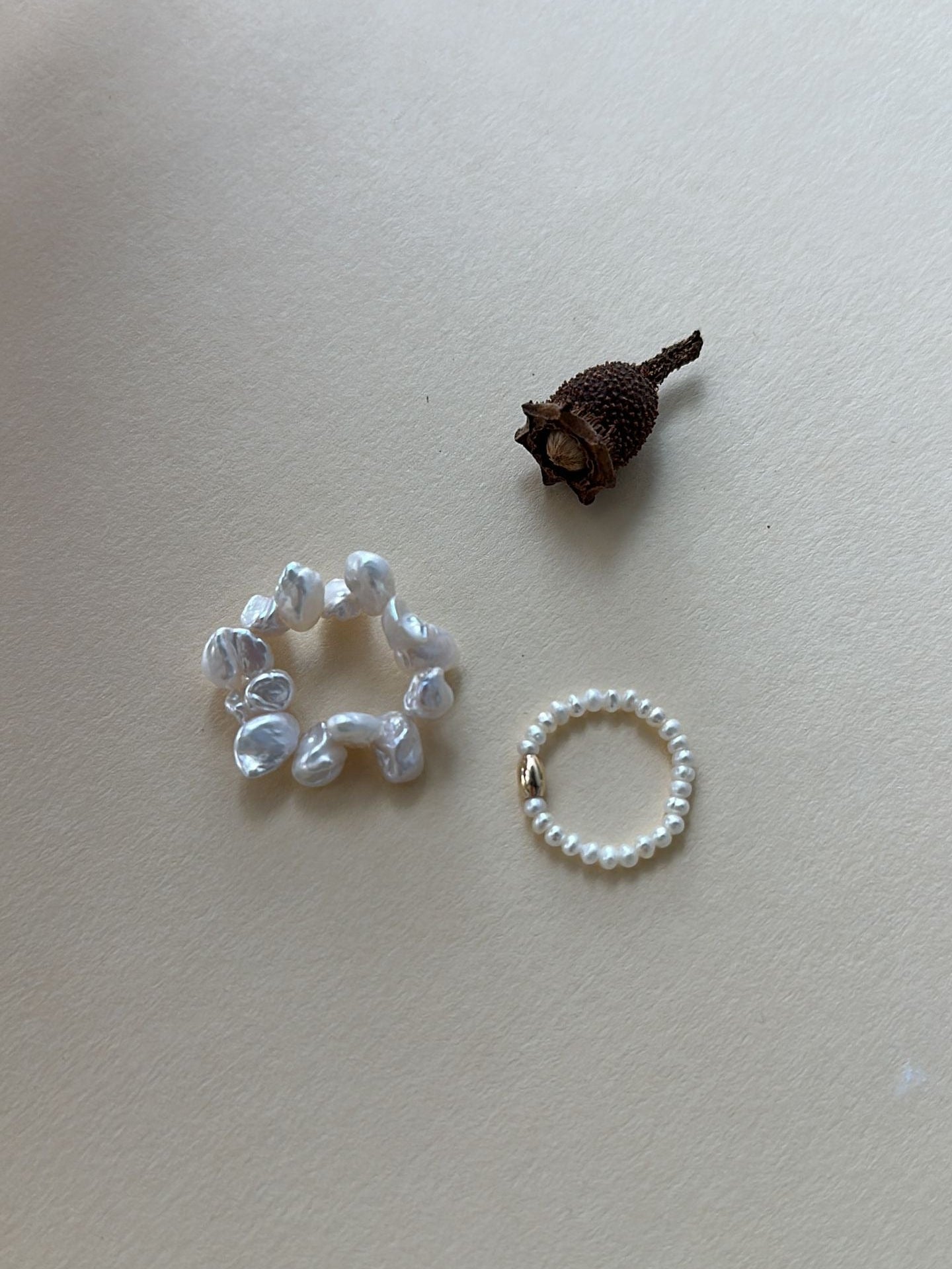 Irregular Freshwater Pearl Ring